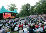 Schlossfestspiele Schwerin: Großes Open Air (Ansicht Bühne und Publikum)