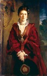 Heinrich von Angeli: Kronprinzessin Victoria im Renaissancekostüm (1874)