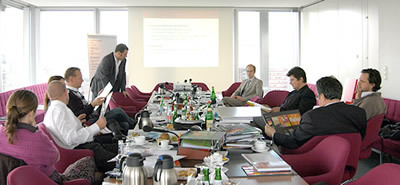 Blick in die Jurysitzung 2008